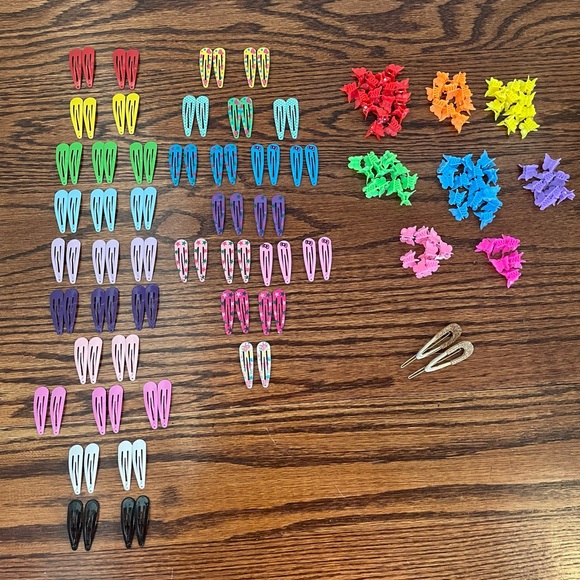 BUNDLE | Single Butterfly Clips, Multiple Snap Clip Sets, Large Gold Clips - Picture 1 of 4